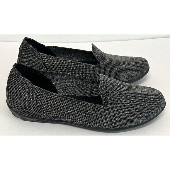 Bernie Mev Petra Slip on Loafer Stretchy Flats PEWTER Size 41/10-10.5 US new - Picture 1 of 14